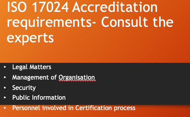 Read more about the article ISO 17024 Accreditation Requirements