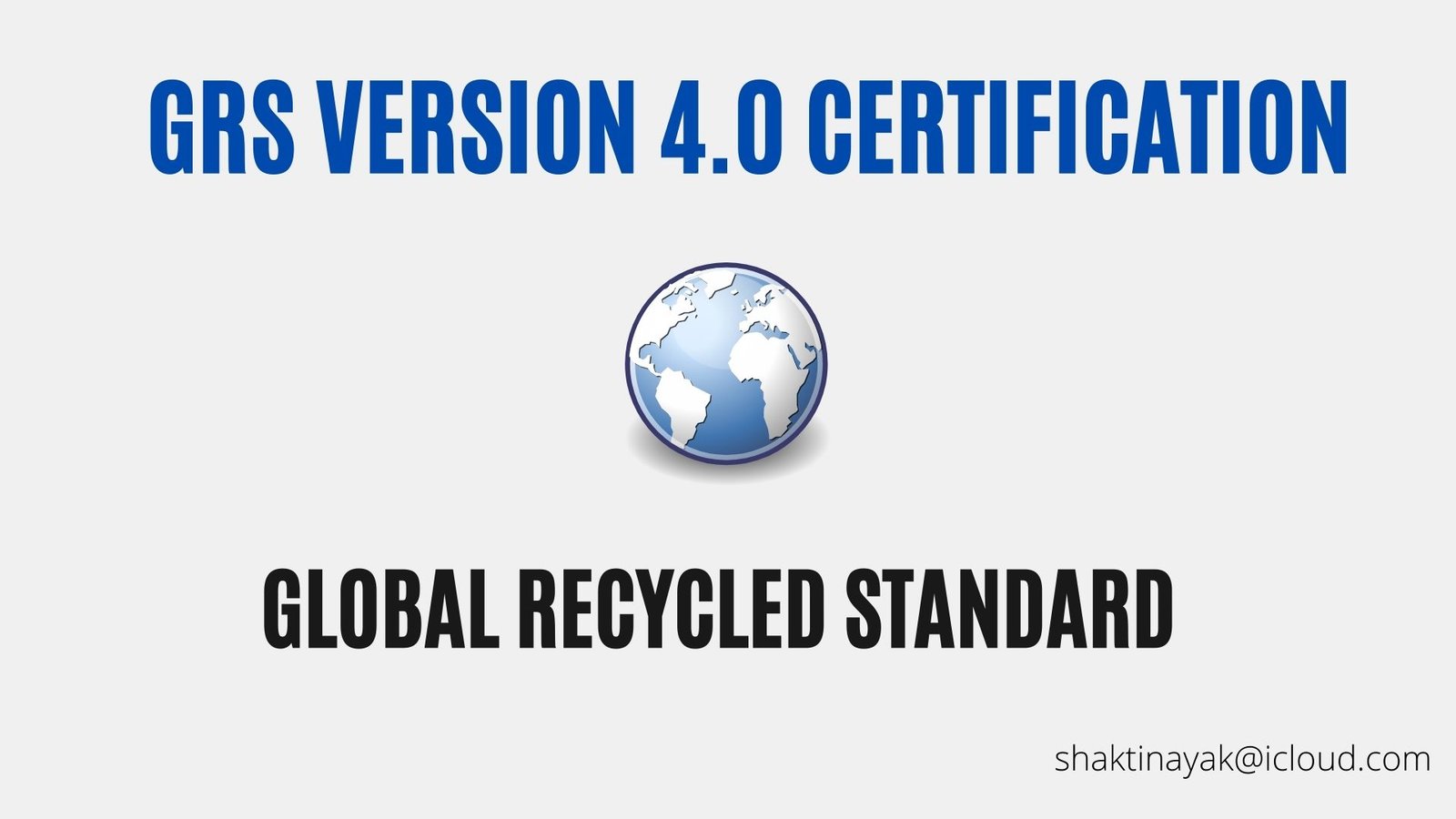 Read more about the article GRS Global Recycled Standard 4.0 Certification Experts