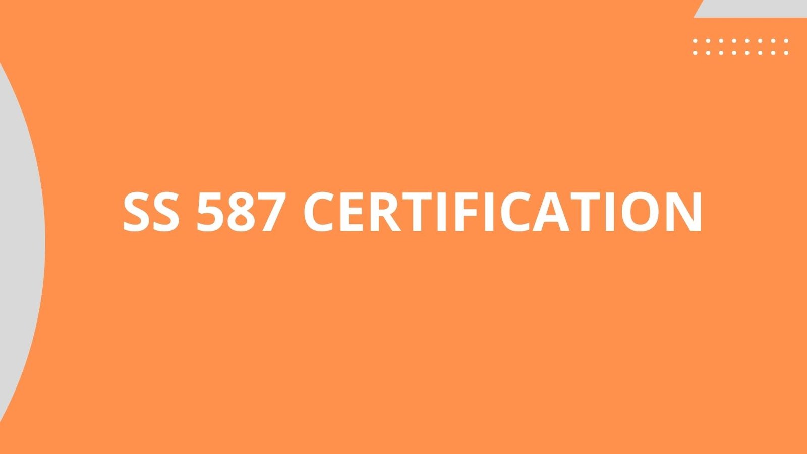 Read more about the article SS 587 Certification – All about End of life of ICT equipments in Singapore