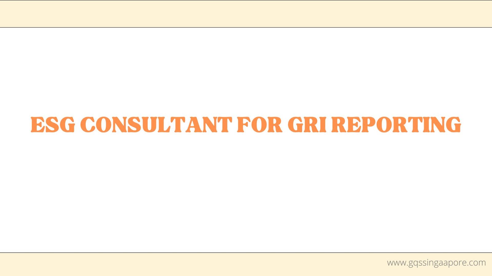 Read more about the article ESG Consultant for GRI Reporting