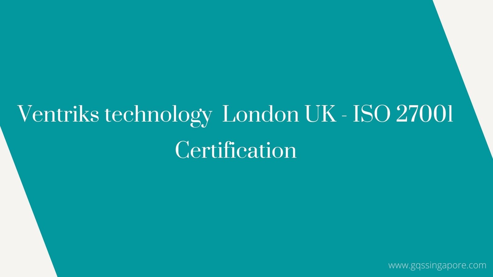 Read more about the article Ventriks technology London UK – ISO 27001 Certification