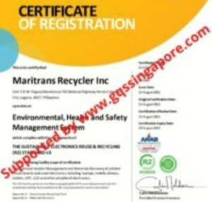Read more about the article MARITRANS recycling first in Philippines R2 v3 certified
