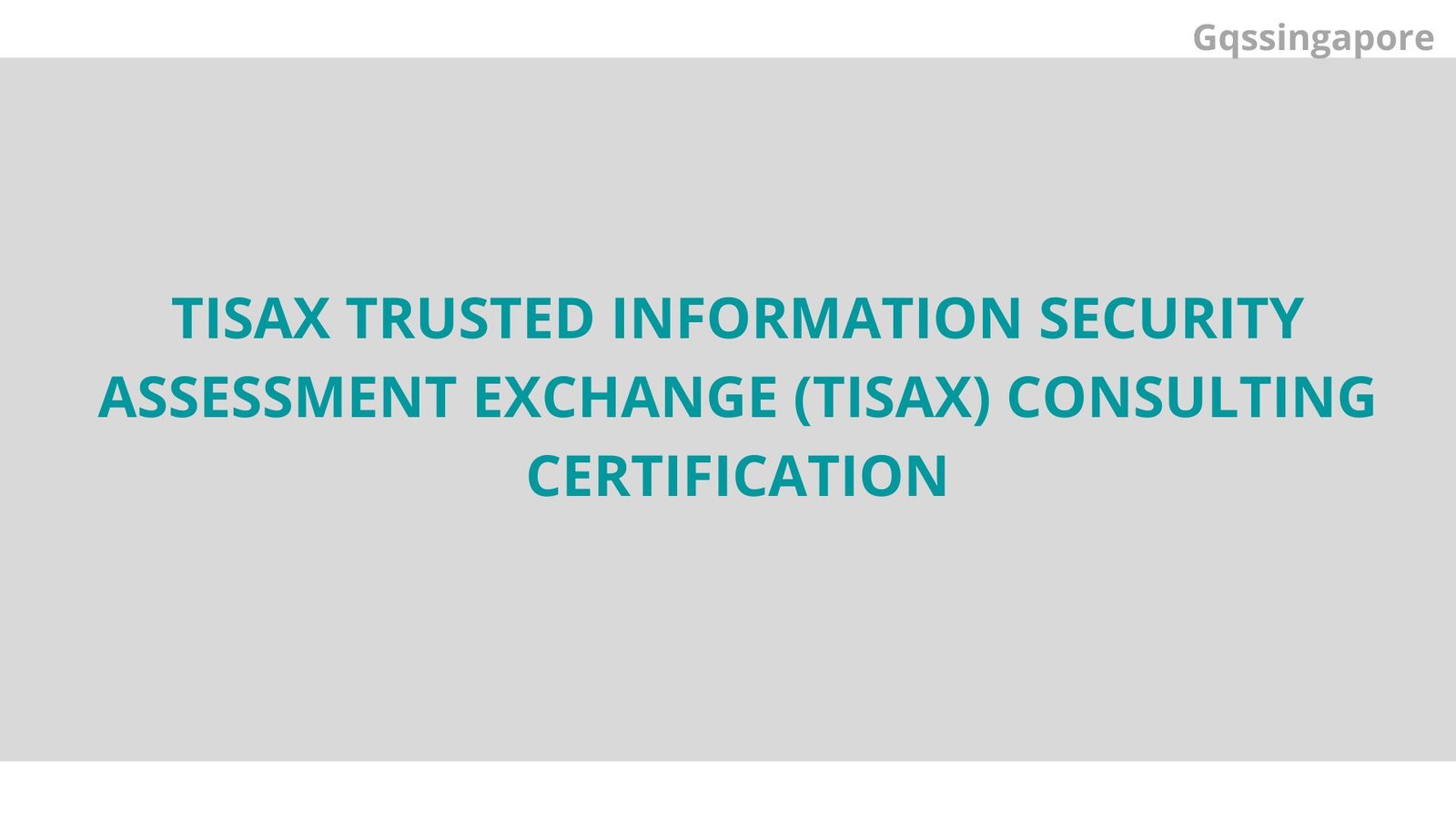 Read more about the article TISAX Trusted Information Security Assessment Exchange (TISAX) consulting certification