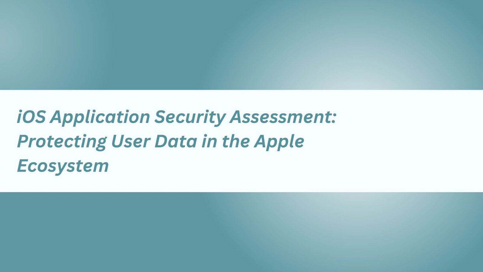 Read more about the article iOS Application Security Assessment: Protecting User Data in the Apple Ecosystem