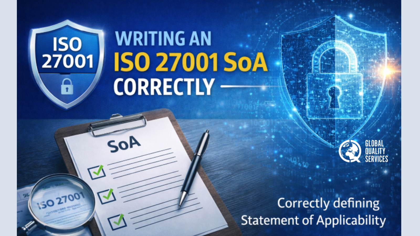 You are currently viewing Writing an ISO 27001 SoA Correctly