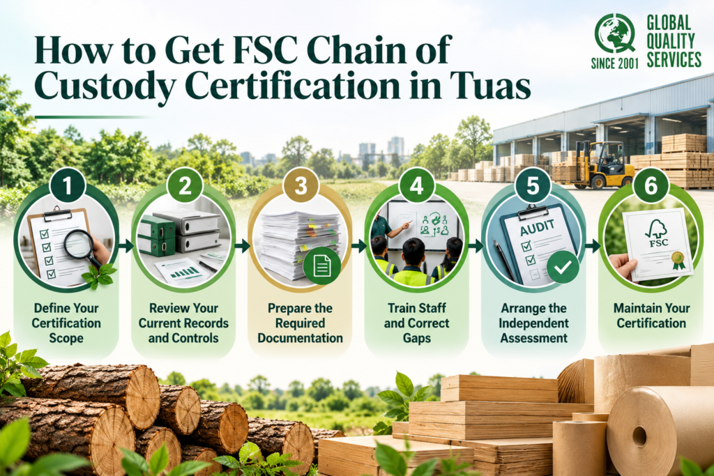 FSC Chain of Custody Certification Steps