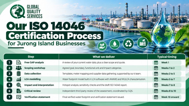 Our ISO 14046 Certification Process for Jurong Island Businesses